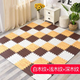 Wooden Interlocking Exercise Tiles Crawling Carpet And Rug