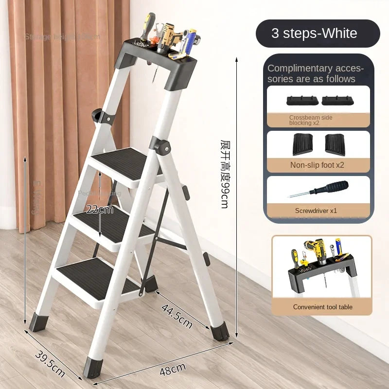 Folding Ladder Carbon Steel Protable Ladder Chair Strong