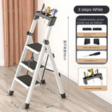 Folding Ladder Carbon Steel Protable Ladder Chair Strong