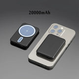30000mAh Power Bank Magsafe Wireless Fast Charging Thin