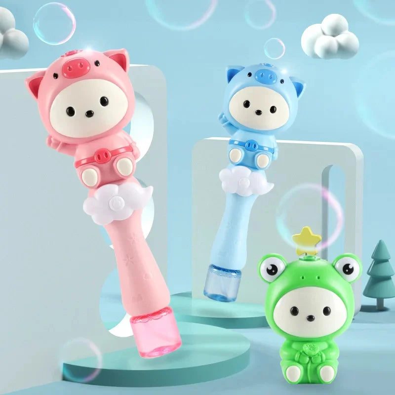 Cute Animal Magic Bubble Machine Toys Wedding Supplies