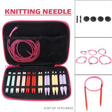 Aluminum Circular Knitting Needles Set Interchangeable Crochet Hooks