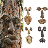 Funny Old Man Tree Face Hugger Garden Art