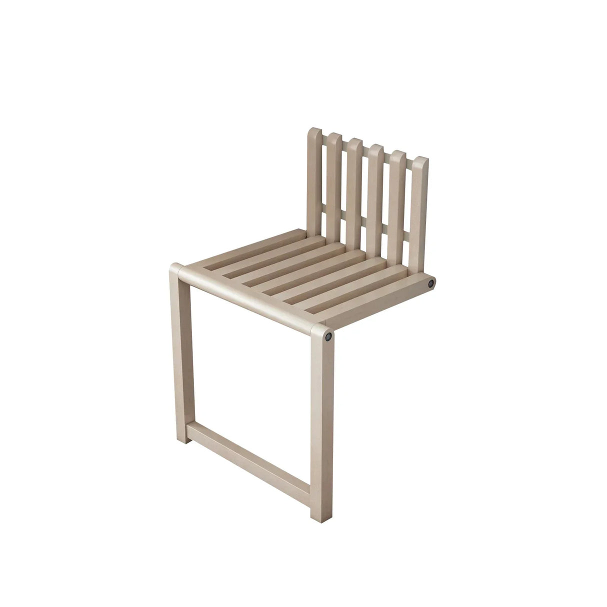 Wall Mounted Folding Chair Solid Wood Porch Chair