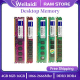 DDR3 DDR4 4GB 8GB 16GB Desktop Memory Ram