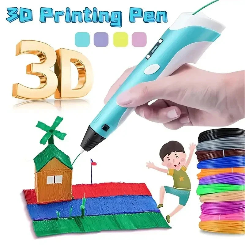 Innovative 3D Drawing Pen with LED Screen -