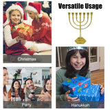 7 Branch Menorah Candle Holder Jerusalem Temple 12