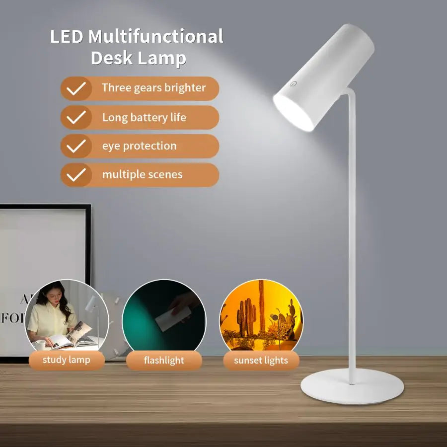 LED Table Lamp for Study Eye Protection USB