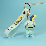 Pokemon Keychain Anime Figures Pikachu Cartoon Key Chain