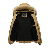 Winter New Men Warm Cotton Jacket Coats Fur