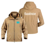 Kazakhstan Military Outdoor Jackets for Men Fleece Warm