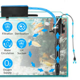 5-in-1 Aquarium Submersible Pump / UV Germicidal Light