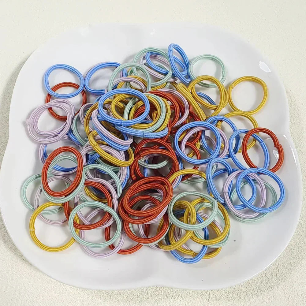 100 Packs] Baby Rubber Band Does Not Hurt