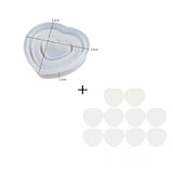 Silicone Quicksand Mold Heart Butterfly Shaped Epoxy Resin