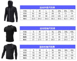 Quick-drying tights set men's running fitness training clothes