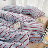 Nordic Sling Bed 150 Bedding Sets Stripes Duvet
