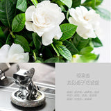 Car Ornament Metal Shake Head French Bulldog Diamond