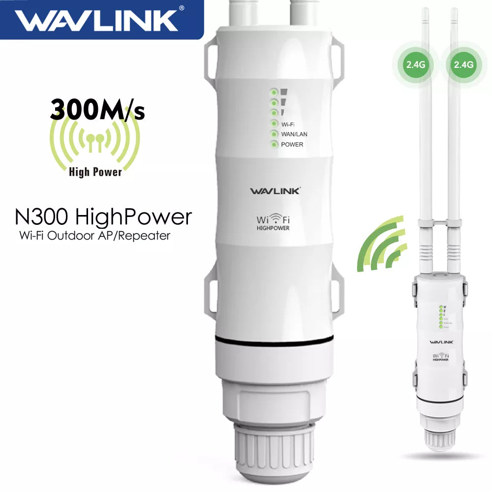 Wavlink High Power 300Mbps Wireless Wifi Repeater Outdoor