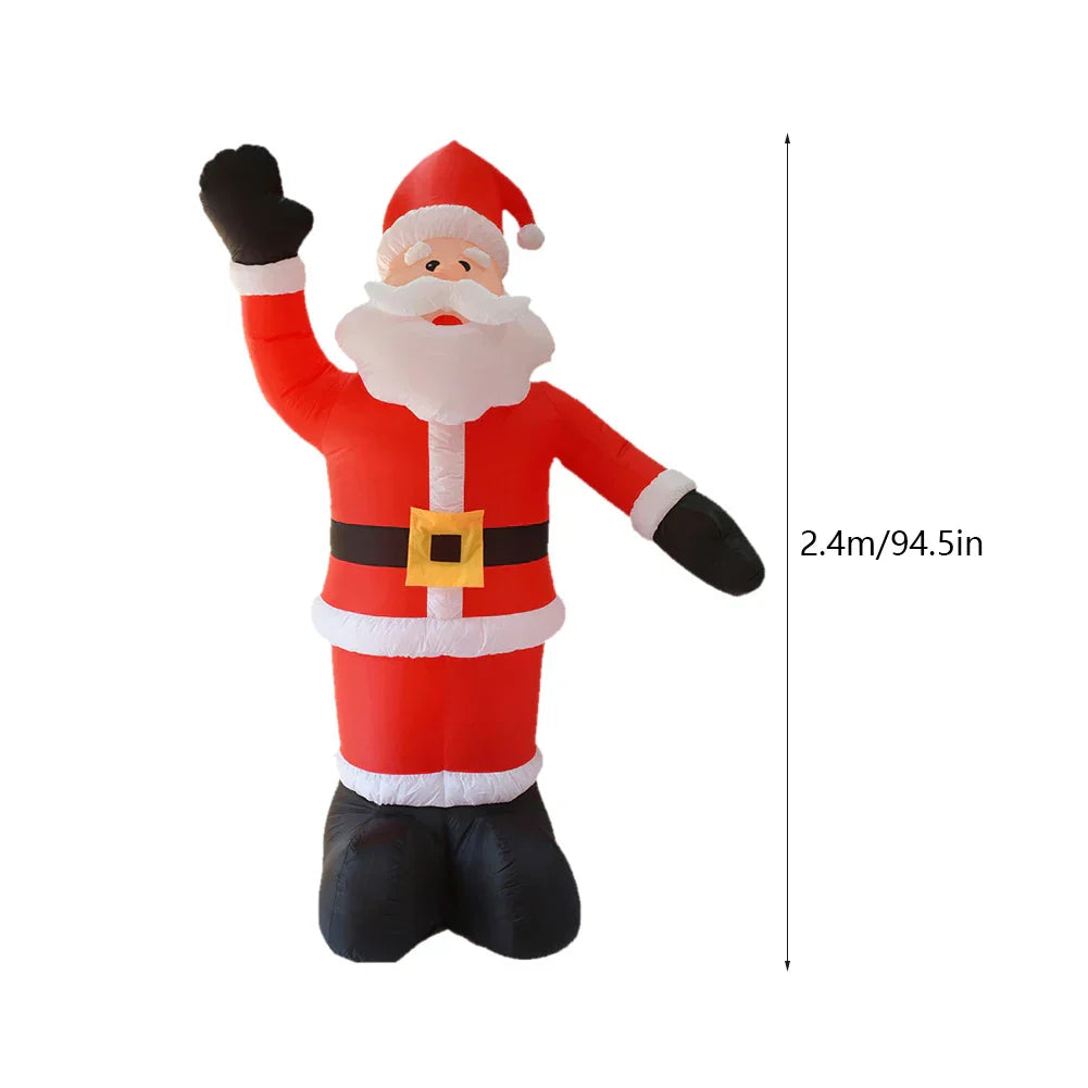 2.4M Christmas Inflatable Outdoor Doki Toy LED Light