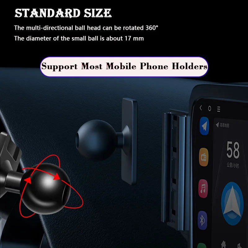 Car Mount for Hyundai Elantra Avante N Line CN7 2021 2022 2023 Mobile Phone Holder GPS Bracket Gravity Stand Auto Accessories