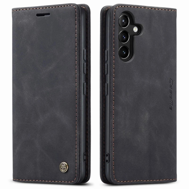 Leather Flip Case For Samsung Galaxy A54 Cover