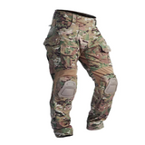 Men Military Tactical Trousers CP Camouflage Cargo Knee