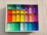 New Design Montessori Toys See Through Rainbow Lucite