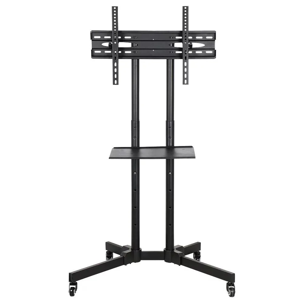 TV Stand Cart for TVs 75", Black Floating