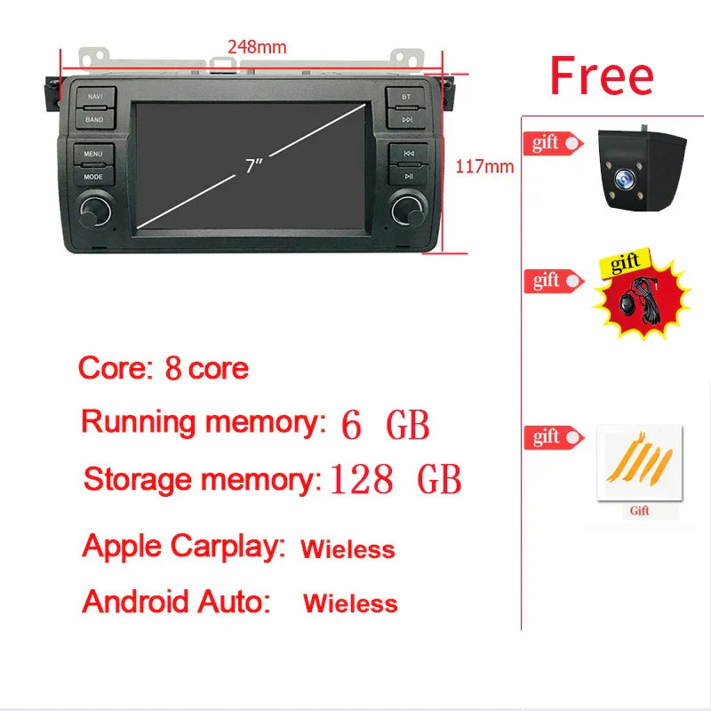 Factory Price Android12 Auto Bluetooth Speaker GPS Navigation