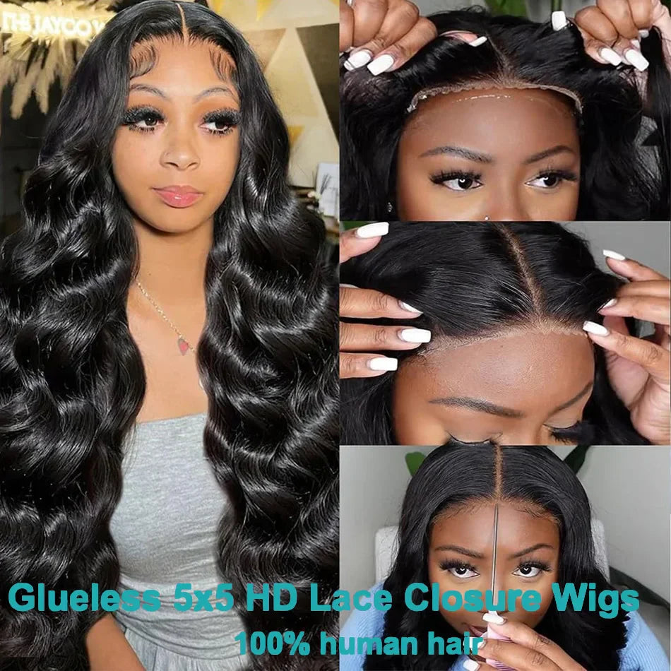 180% 30 34 Inch Body Wave 13x4 HD