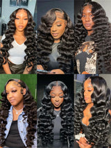 250% Loose Deep Wave 13x6 HD Lace Frontal