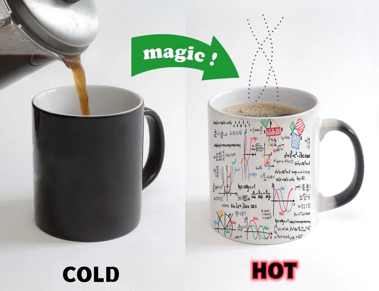 Math Teacher Mugs School Students Cups Mathematics Parabolic