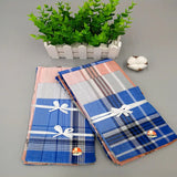 NEW cotton printed men handkerchief Square male stripe