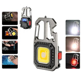 Mini LED Flashlight Portable Work Light Pocket Keychains