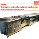 Entertainment Bar Equipment Stainless Steel Ice Chest Cocktail