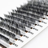 Ombre White Green Blue Purple Color Eyelash Extension