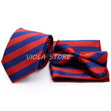 45 Color Paisley Geometry Striped 7.5cm Tie Set