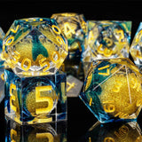 Sharp Edge Dice Dungeons and Dragons liquid core