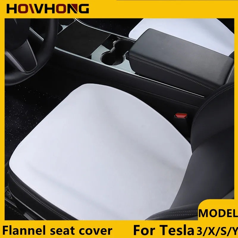 High Quality Flannel Upholstered Seat Cover For Tesla