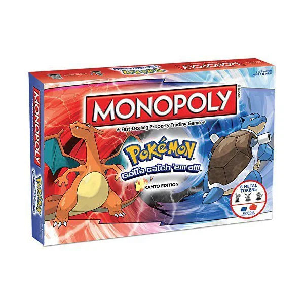 Newest English Version Pokemon Pikachu Monopoly Real Estate