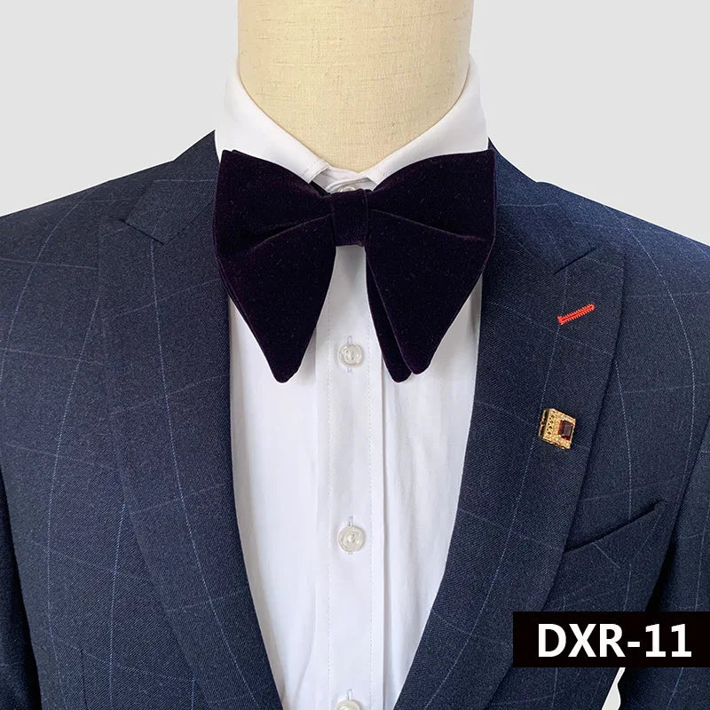 Good Quality Velvet Bow Tie For Men Gentleman