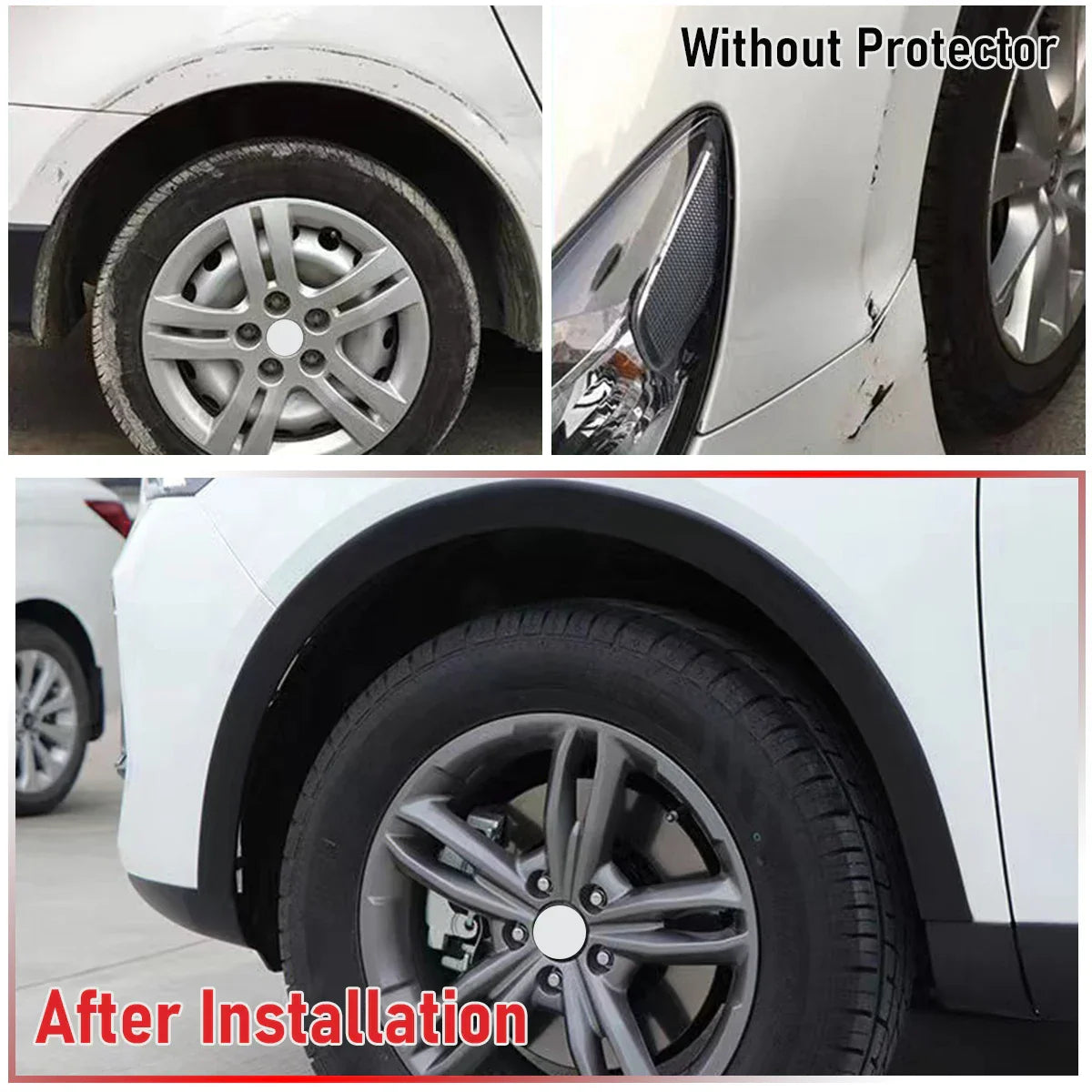 Universal Fender Flares Car Wheel Arches Wing Expander