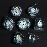 Mini Planet New Design Liquid Core Dice Set