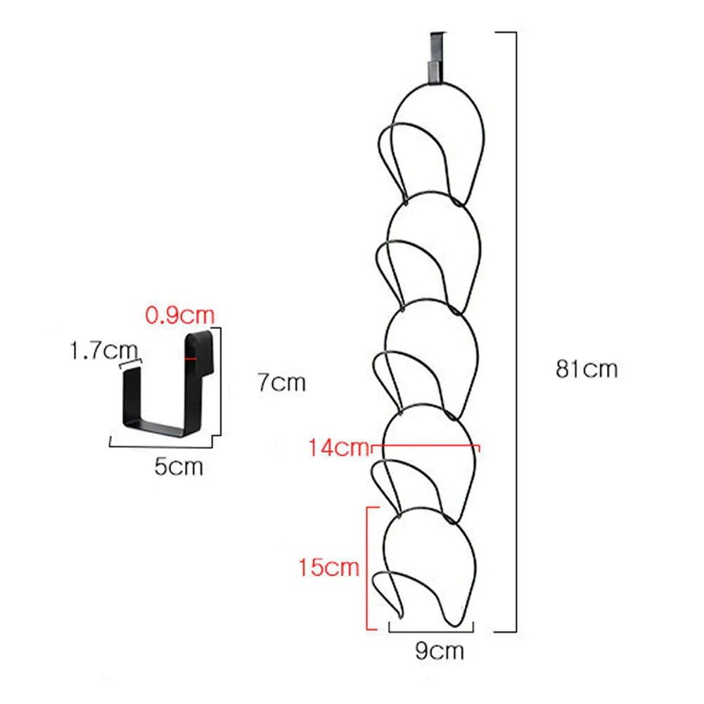 No-drilling Coat Hanging Stand Anti-bending Caps Storage Hanger