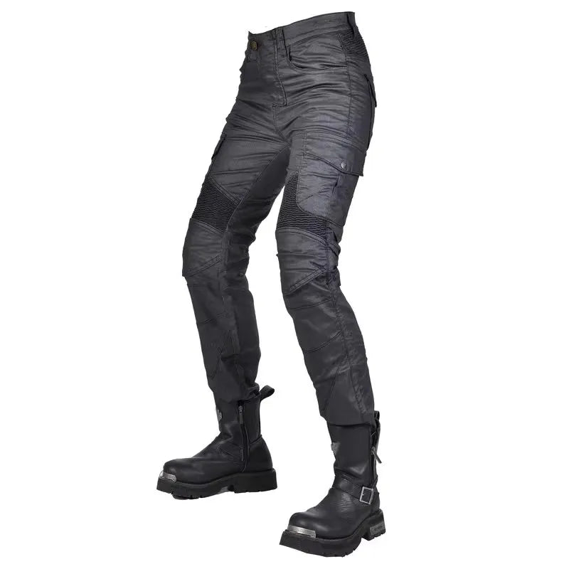 Volero Female Motorcycle Riding Pants Motocross Pain-Coat Hard Surface Casual Jeans For Girls Knight Cycling Protective Trousers