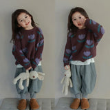 Children Clothing Girls Sweater 2023 Autumn and Winter