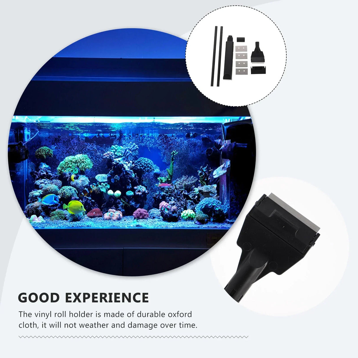 Fish Tank Algae Scraper for Glass Aquariums Long