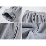 Classic Mens Solid Color Tracksuit Hooded Sweatshirts and