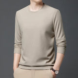2023 Spring Autumn New Solid Color Round Neck