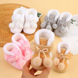 Newborn Booties Baby Socks Shoes Girl Winter Warm